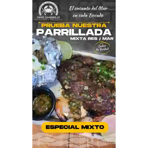 Parrillada Mixta Res y Mar