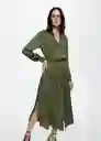 Vestido Dominic Khaki Talla S Mujer Mango