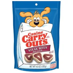 Canine Carry Outs Snack Para Perros Steak