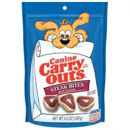 Canine Carry Outs Snack Para Perros Steak