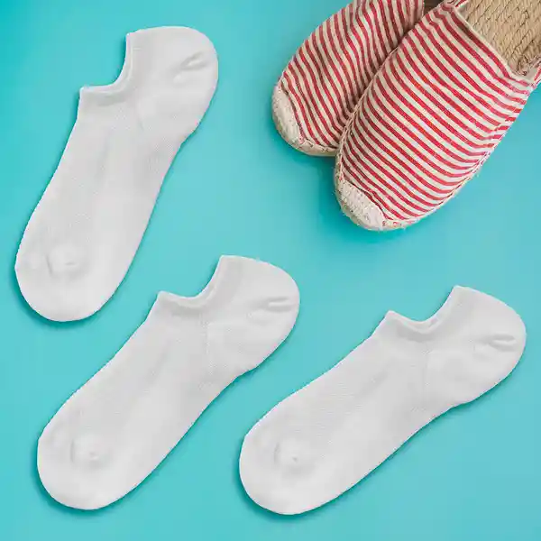 Tines Transpirables Para Mujer Blanco Miniso