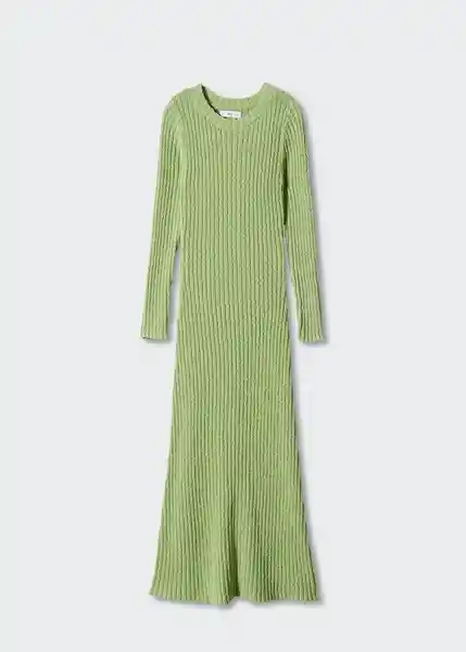 Vestido Zacaria Verde Talla S Mujer Mango