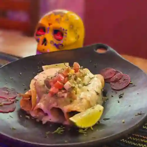 Enchiladas de Chorizo en Pico de Gallo