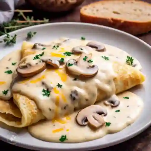 Crepe Pollo Queso