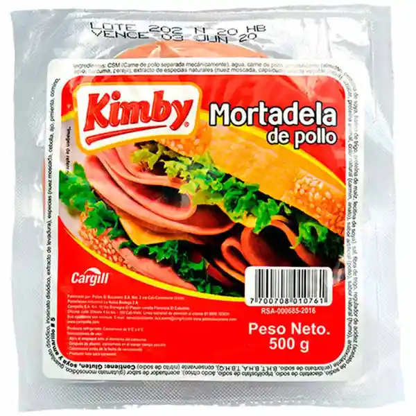 Kimby Mortadela Pollo