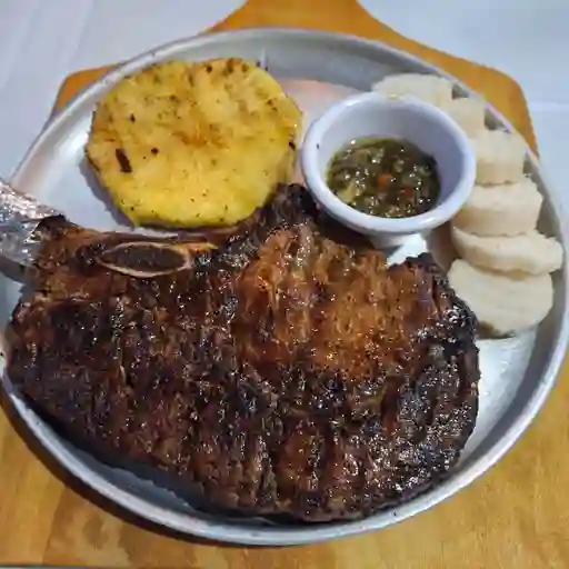 Tomahawk de cerdo