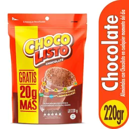 Chocolisto Mezcla en Polvo para Chocolate para Mesa Instantáneo