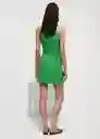 Vestido Medina Verde Talla XS Mujer Mango