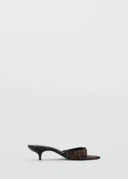 Sandalias Arale1 Marron Talla 39 Mujer Mango