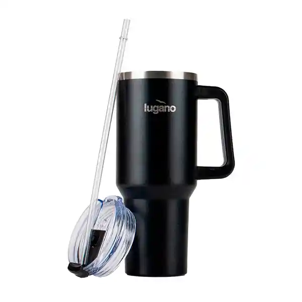 Lugano Vaso Blizzard Negro Acero Inoxidable 1200 mL Bv066-Qf18