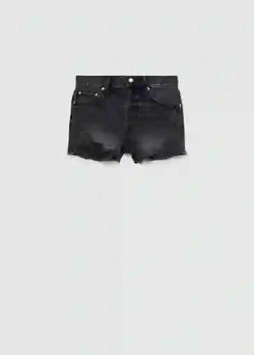 Short Elena Tejano Negro Talla 38 Mujer Mango