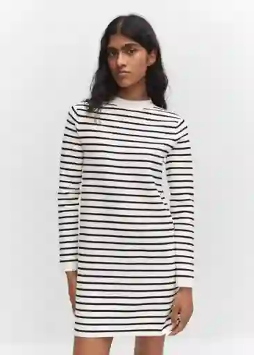 Vestido Titus Crudo Talla S Mujer Mango