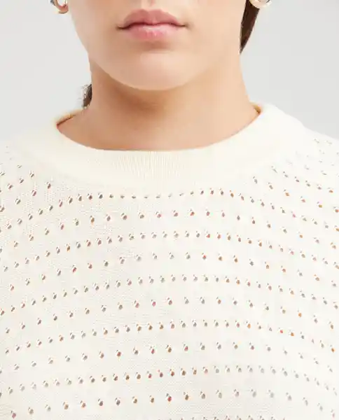 Camiseta Refined Femenino Crudo Porcelana Claro M Chevignon