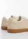 Zapatos Deportivo Garra Beige Talla 38 Mujer Mango