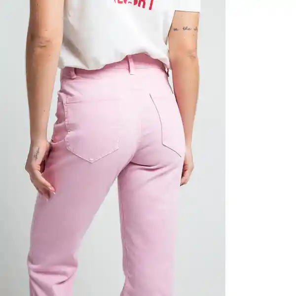 Pantalón Taylor Mujer Rosa Elixir Medio Talla 8 431f309 Naf Naf