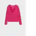 Camiseta Tina Fucsia Talla Xs Mujer Mango