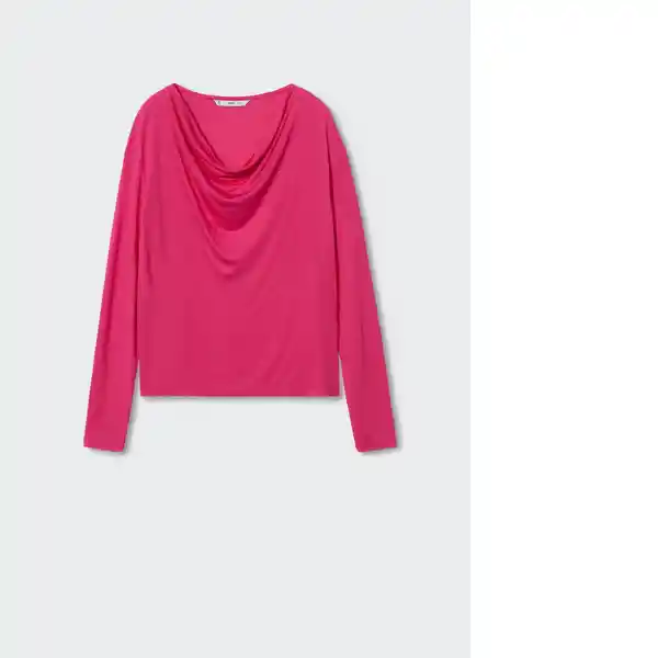 Camiseta Tina Fucsia Talla Xs Mujer Mango