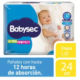 Babysec Pañal Desechable Ultra Protect Etapa 1