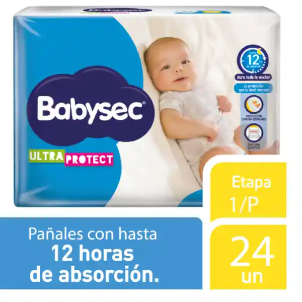 Babysec Pañal Desechable Ultra Protect Etapa 1