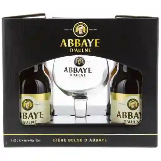 Abbaye D'Aulne Pack Cerveza Importada + Vaso