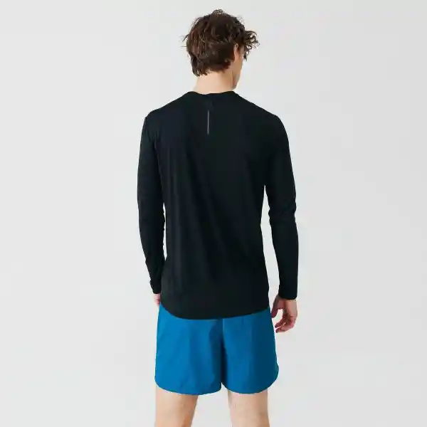 Kalenji Camiseta Manga Larga de Running Hombre Negro Talla M