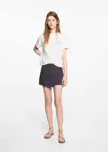 Camiseta Slow Off White Talla 21 Niñas Mango