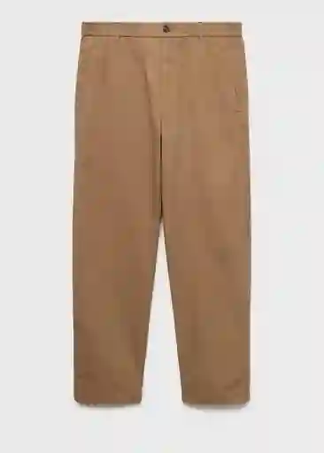 Pantalón Blaze Camel Talla 38 Hombre Mango