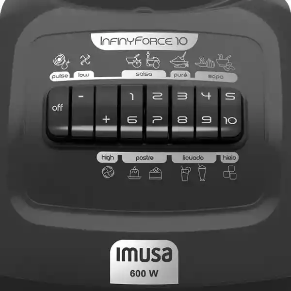 Imusa Licuadora Infinity Force 10 Velocidades