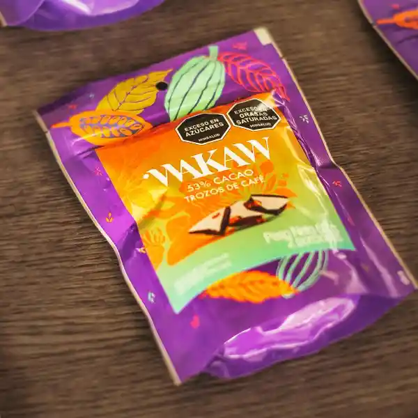Wakaw Trozo de Chocolate Con Café