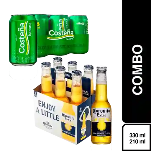 Combo Costena_Bacana 330 mL + Corona_Extra_210 mL