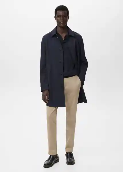 Pantalón Barna Beige Talla 44 Hombre Mango