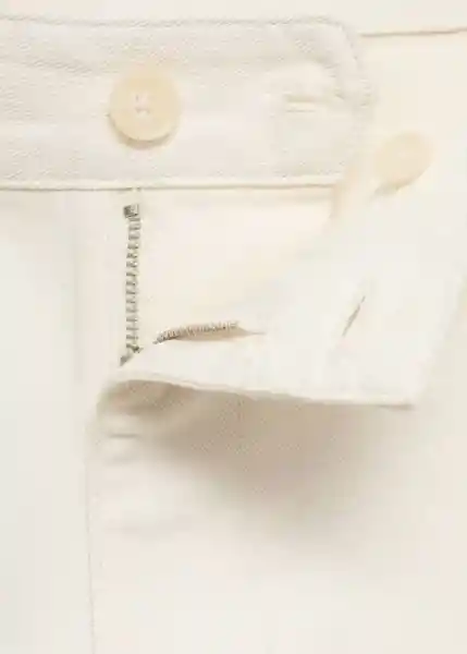 Jean Albe Off White Talla 38 Hombre Mango