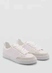 Zapato Deportiva Base Blanco Talla 40 Mujer Mango