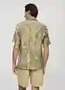 Camisa Bombay Khaki Talla M Hombre Mango