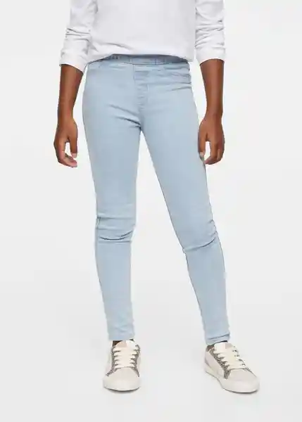 Jean Jegging Tejano Claro Talla 10 Niñas Mango