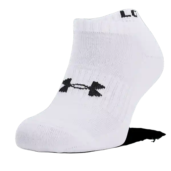 Under Armour Pack Medias Core no Show Blanco T. MD 1363241-100