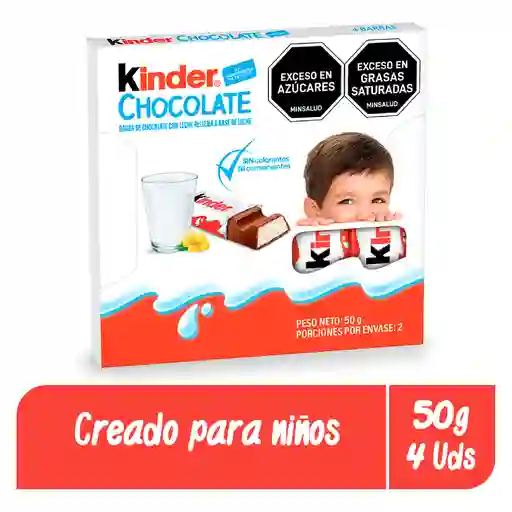 Kinder Chocolate en Barra con Leche