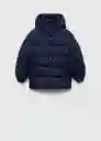 Abrigo Anorak America7 Navy Talla 10 Niños Mango