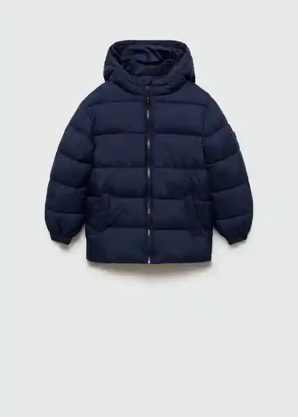 Abrigo Anorak America7 Navy Talla 10 Niños Mango