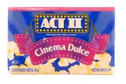 Act II Palomita de Maíz Cinema Dulce