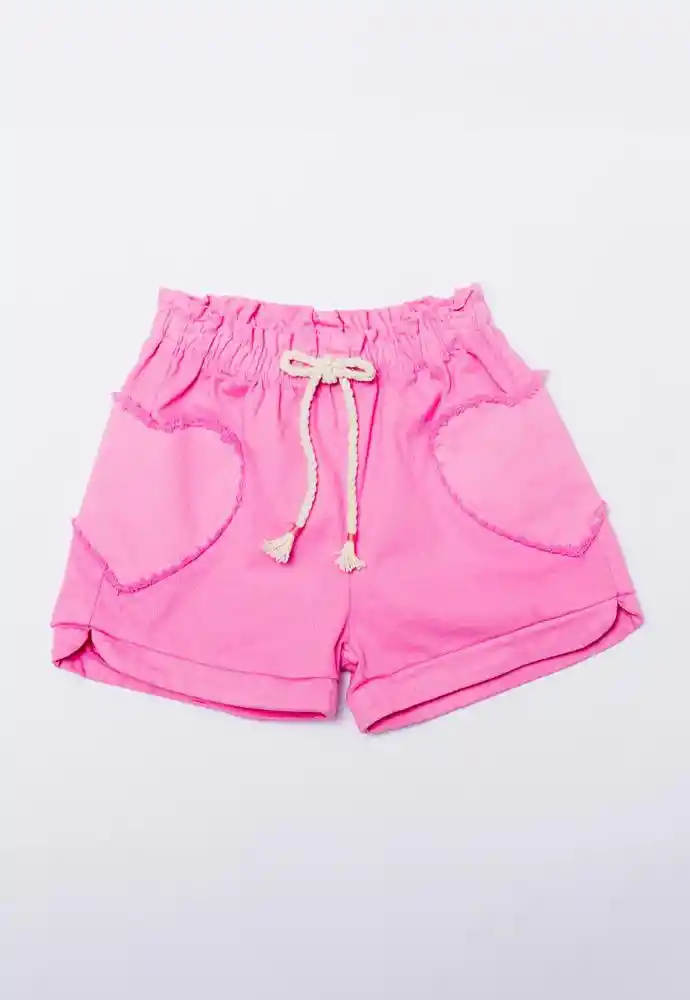 Short 12/18mese-rosado