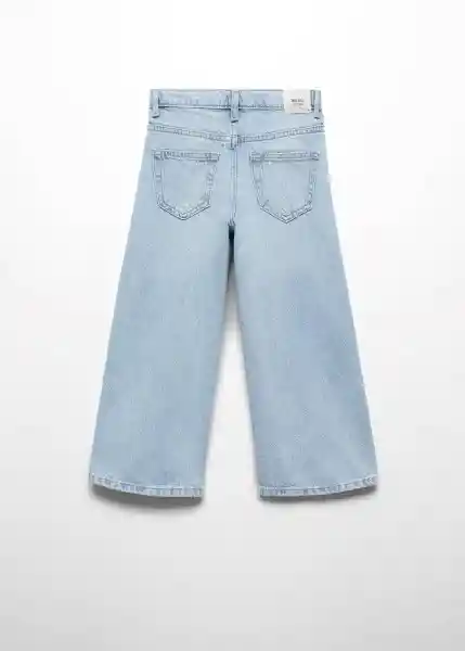 Jean Culotte 6 Tejano Claro Talla 09 Niñas Mango