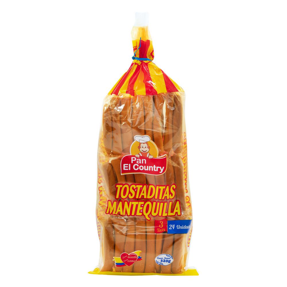 El Country Tostadas de Mantequilla 320 g