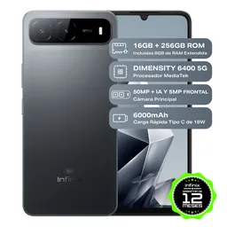 Celular Infinix Hot 60i 8gb 256gb Negro