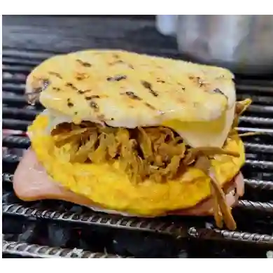 Carne Queso Jamon + Huevo