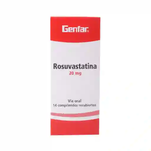 Genfar Rosuvastatina Comprimidos Recubiertos (20 mg)