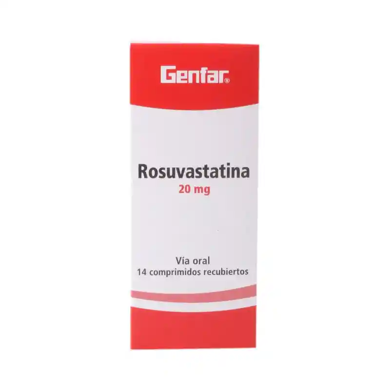 Genfar Rosuvastatina Comprimidos Recubiertos (20 mg)