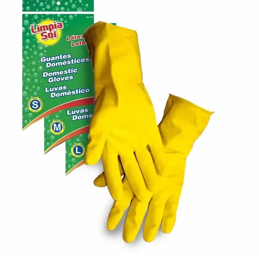 Limpia Sol Guante de Latex Talla L