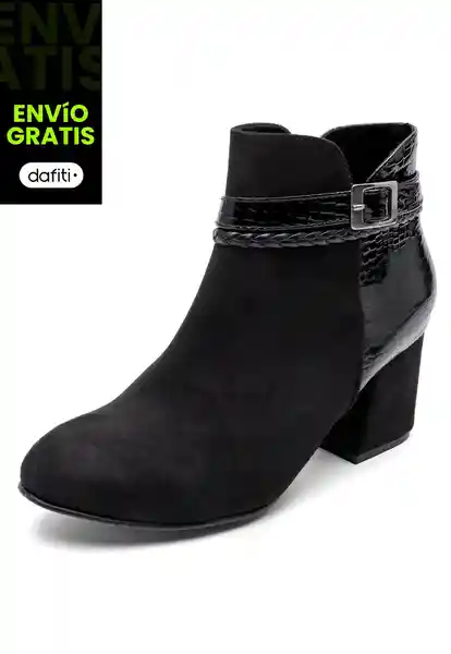 Botines Dama Negro Talla 38 150 Tellenzi