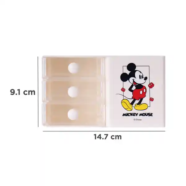 Organizador Plástico Tres Capas Disney Mickey Mouse Miniso